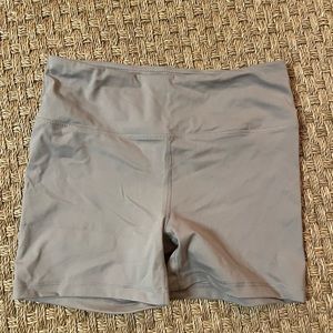 tan yogalicious biker shorts